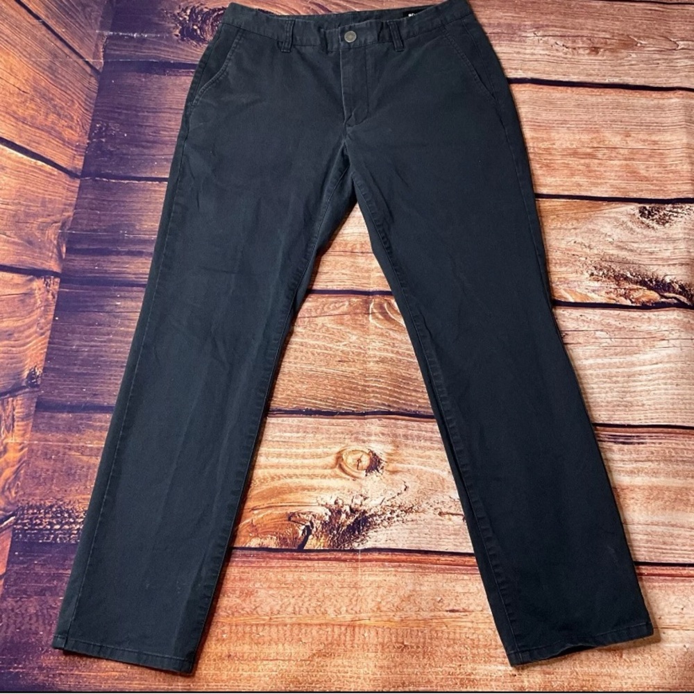 Bonobos Men’s Straight Fit Washed Chino Pants  Size 31X30 Navy Slash Pocket